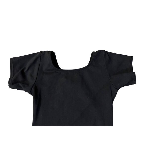 Jacques Moret Leotard Used Black Little Girls 4/5 (XS) - Picture 6 of 11